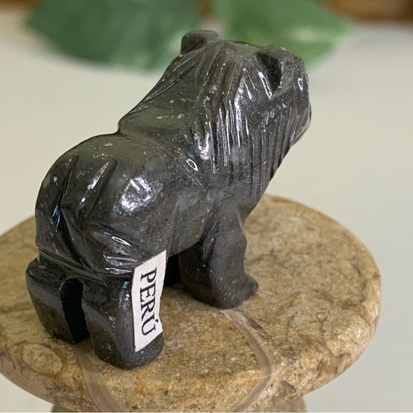 Miniature LION Stone Carving Mini Figurine Steatite Soapstone Animal Figure 1.5" - Picture 7 of 13
